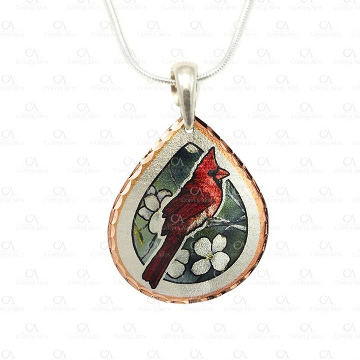 COPPER ARTS INC. - Vente Colliers à pendentif - Collier Classique CARDINAL N 311