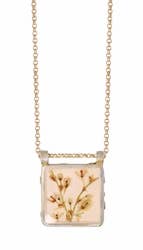 Shari Dixon - Wholesale Pendant/Charm Necklace - Silver Vine Large Square Necklace0