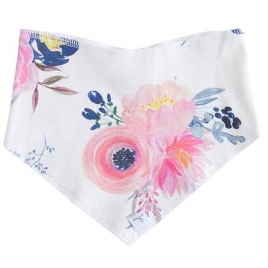 Organic Bandana Bib - Midnight Blush for wholesale by Jennifer Ann