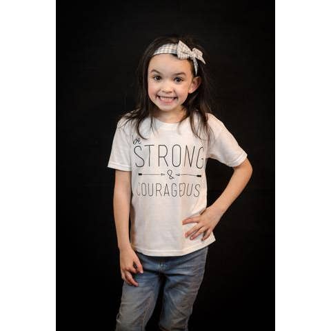 Be Strong & Courageous - Camiseta unisex para venta al por mayor de The Talking Shirt