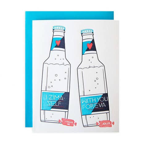 Zima Love for wholesale by Riva Letterpress