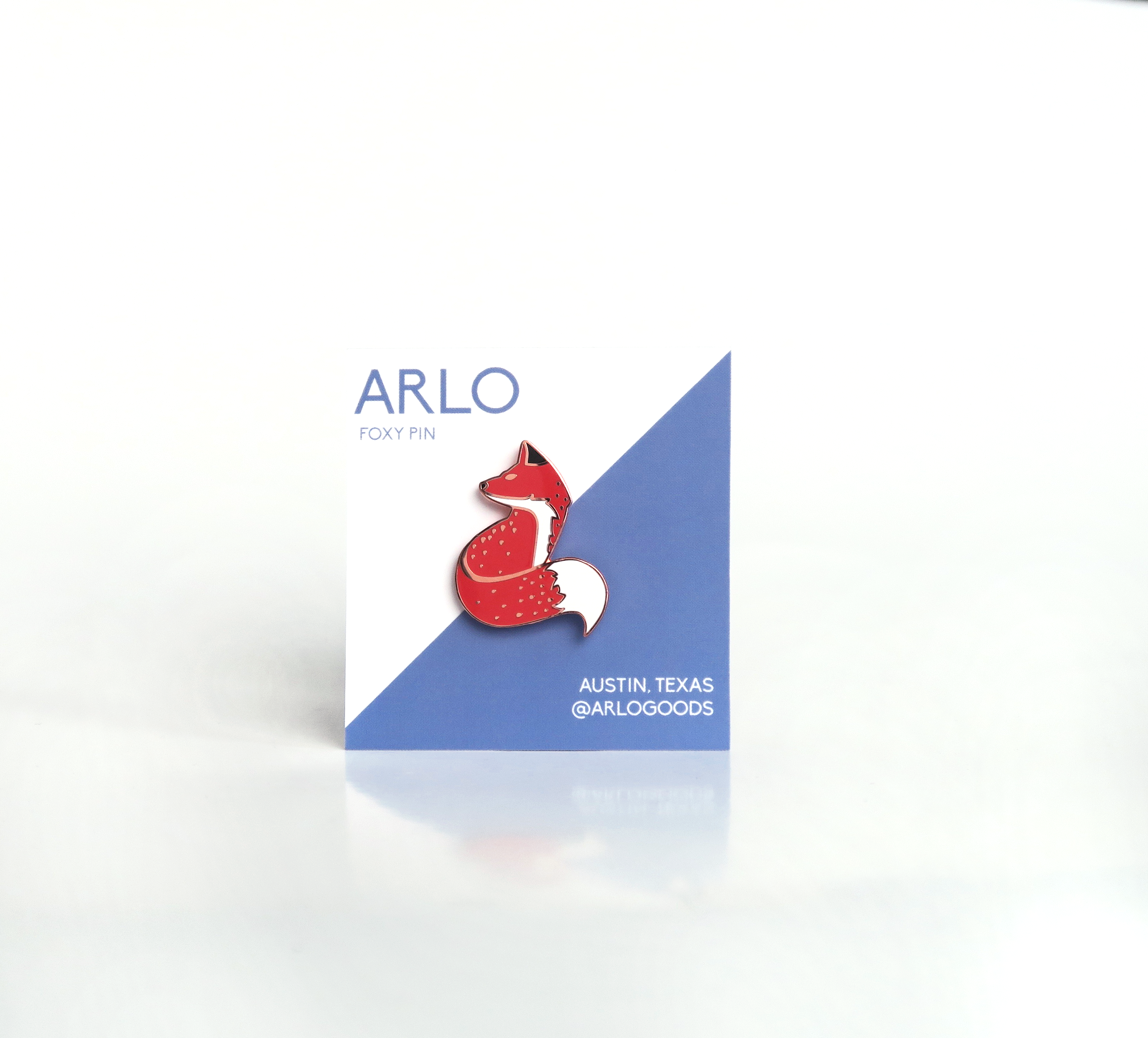 Arlo Goods - Wholesale Lapel Pin/Button - Red Fox Enamel Pin1