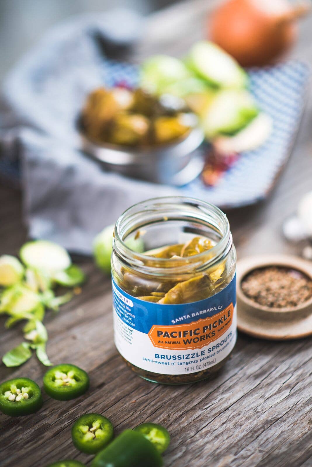 Pacific Pickle Works – Großhandel Eingelegtes Gemüse – Brussizzle Sprouts - Eingelegter Rosenkohl3