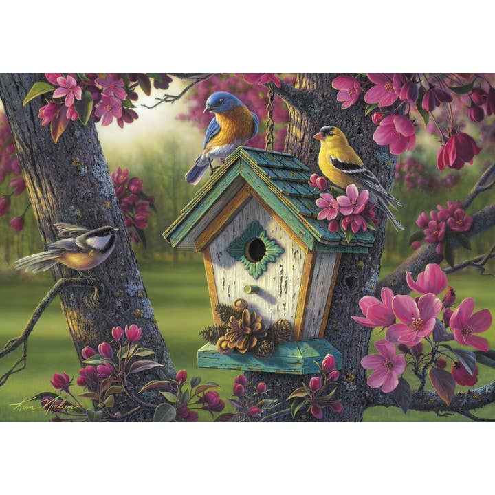 Buffalo Games & Puzzles - Wholesale Puzzle - Adult - Springtime Beauty by Kim Norlien 300 Large Piece Jigsaw Puzzle