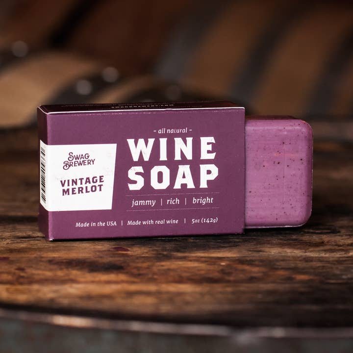 Swag Brewery - Wholesale Bar Soap - Vintage Merlot Wine Soap6
