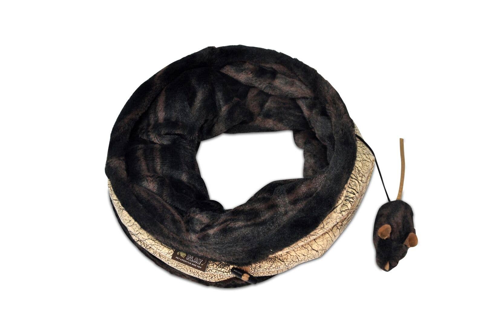 P.L.A.Y. Pet Lifestyle and You - Wholesale Pet Toy - Cat - Purr & Pounce Cat Tunnel_Savannah Brown2