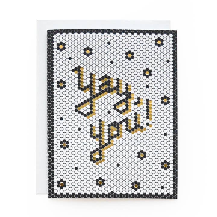 Yay You Tile | Greeting Card for wholesale by Wild Ink Press