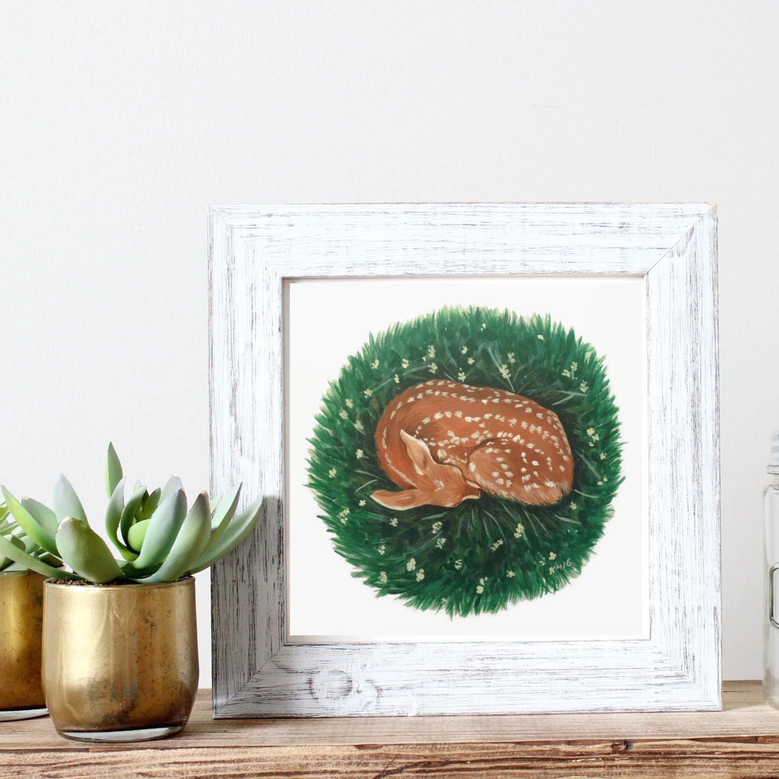 Katelyn Morse Art - Wholesale Art Print - Fawn Art Print 8X101