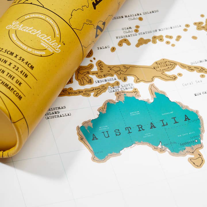 Luckies of London - Wholesale Map - Scratch Map ® - Original Edition5