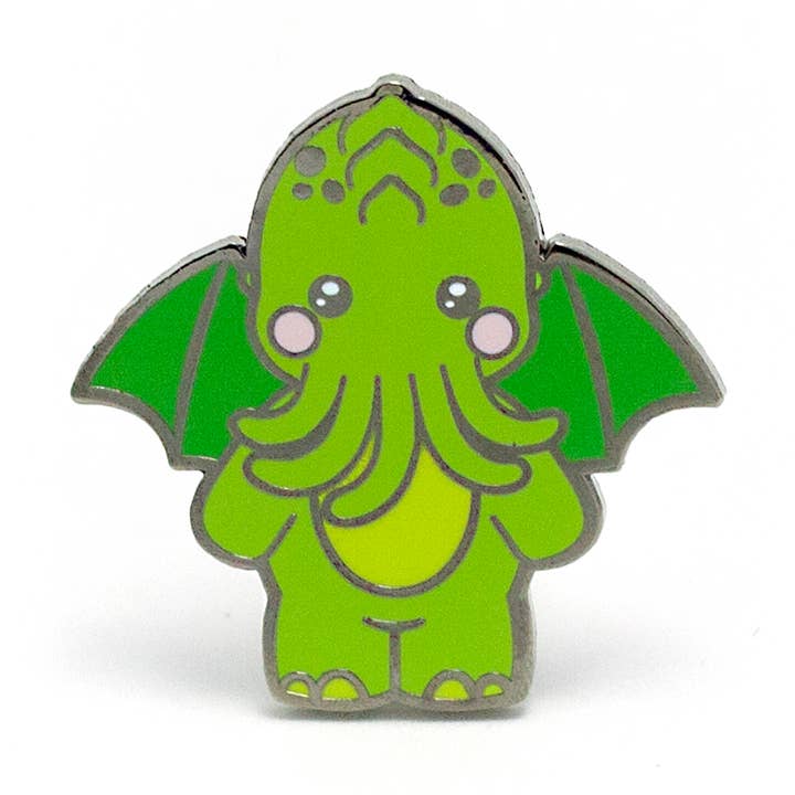 Cute-thulhu Pin for wholesale by LuxCups Creative