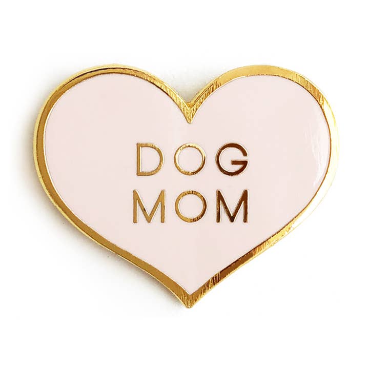 Spilla smaltata cane mamma per la vendita all'ingrosso da parte di akrDesignStudio