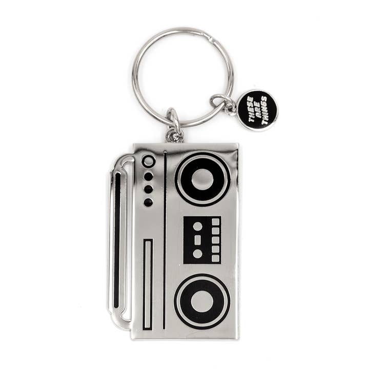 Boombox Enamel Keychain for wholesale by These Are Things