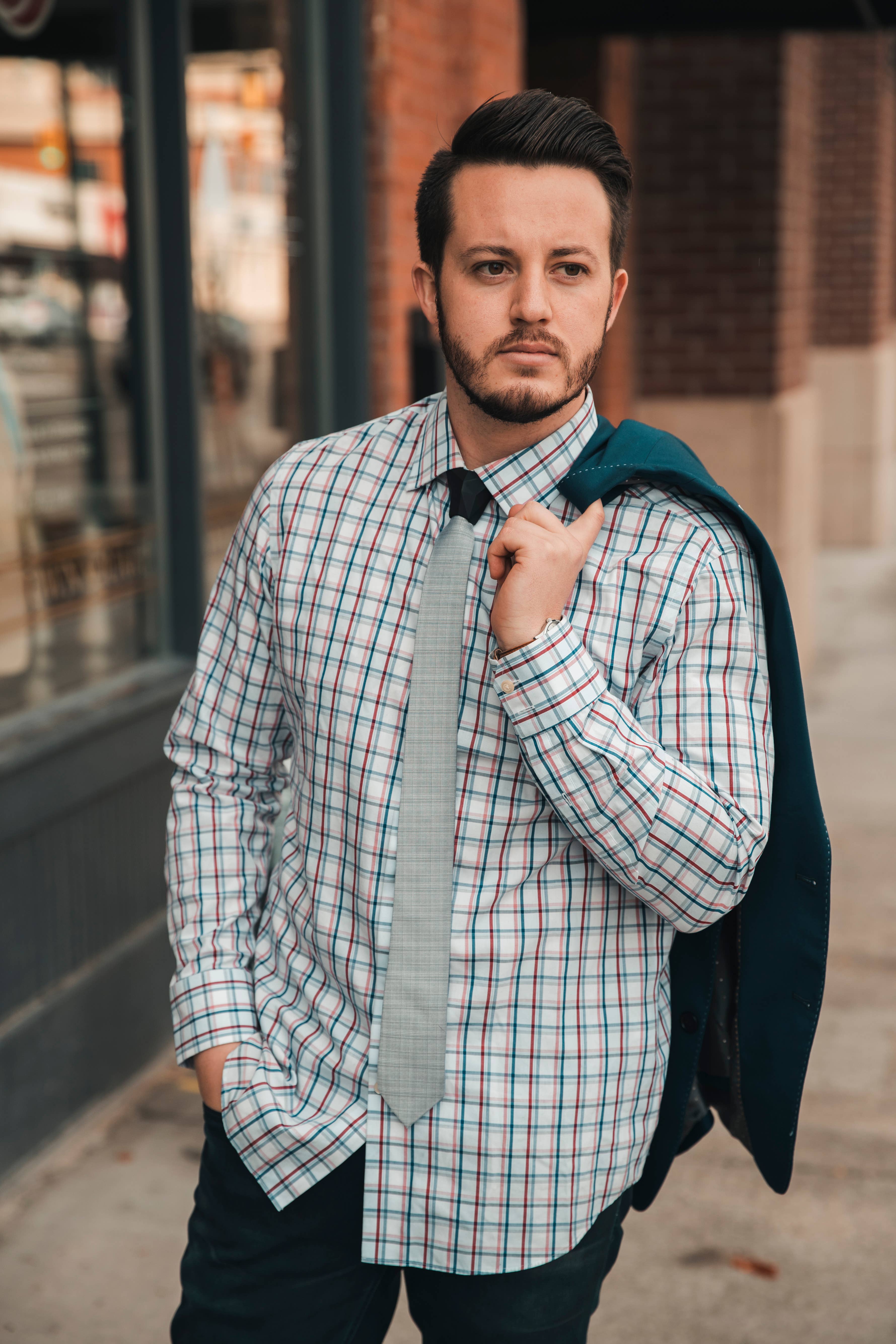 Modern Tie - Wholesale Necktie - Men's - Black Sharp Knot2