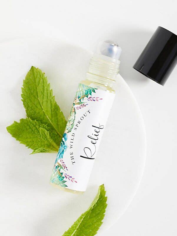 Relief Aromathérapie Rollerball pour la vente par The Wild Sprout
