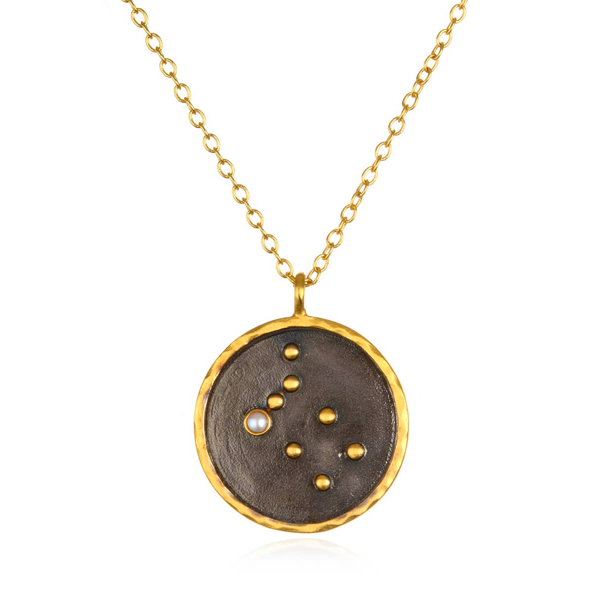 Satya Jewelry - Wholesale Pendant/Charm Necklace - Gunmetal Zodiac Constellation Necklace 18" - SOLD INDIVIDUAL5