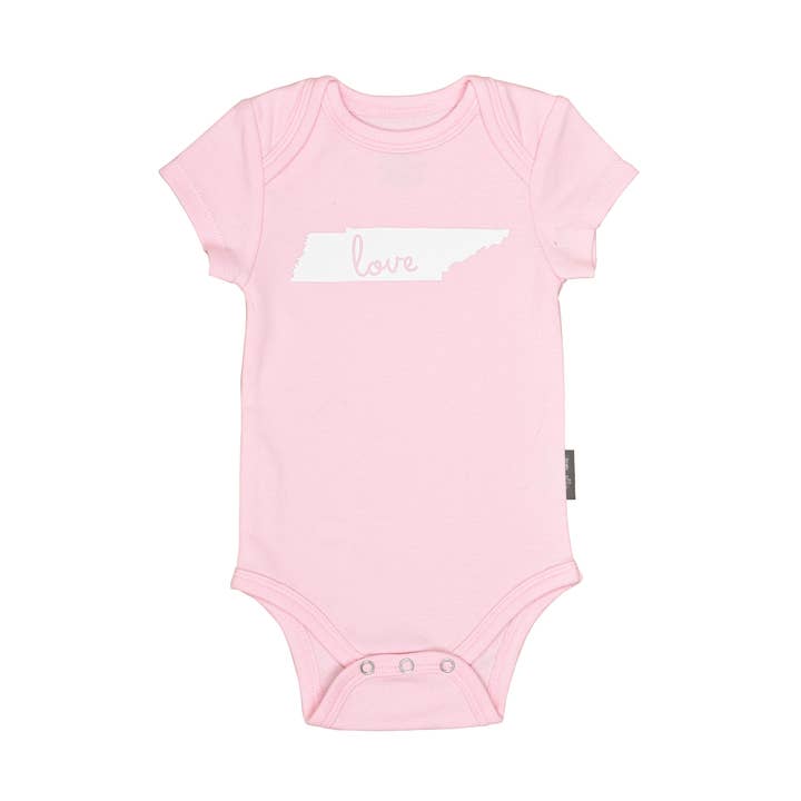 SALE Small Cotton Pink Tennessee Onesie for wholesale by Totalee Gift
