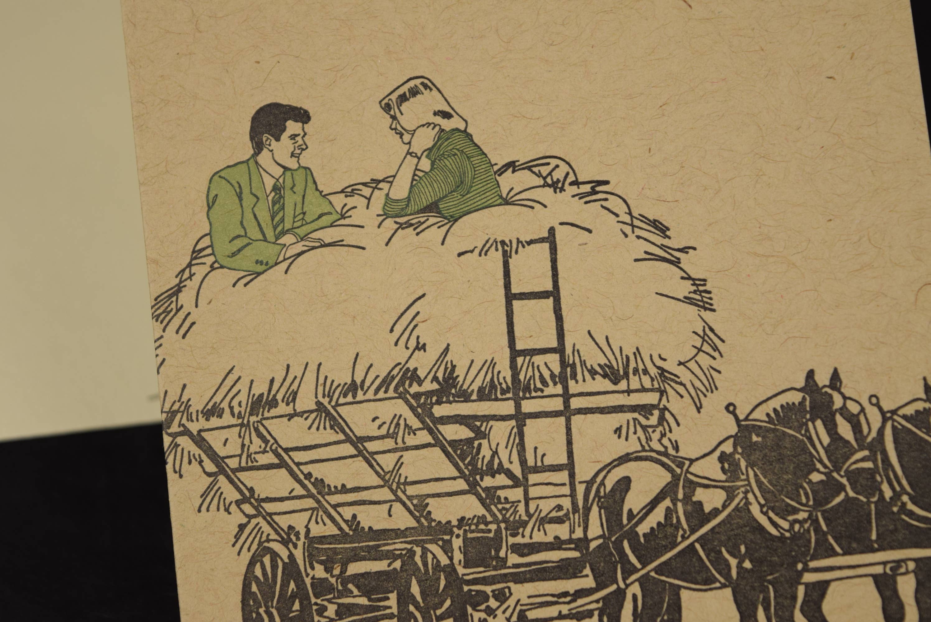 Oddball Press LLC - Wholesale Everyday Greeting Card - Hayride Card1