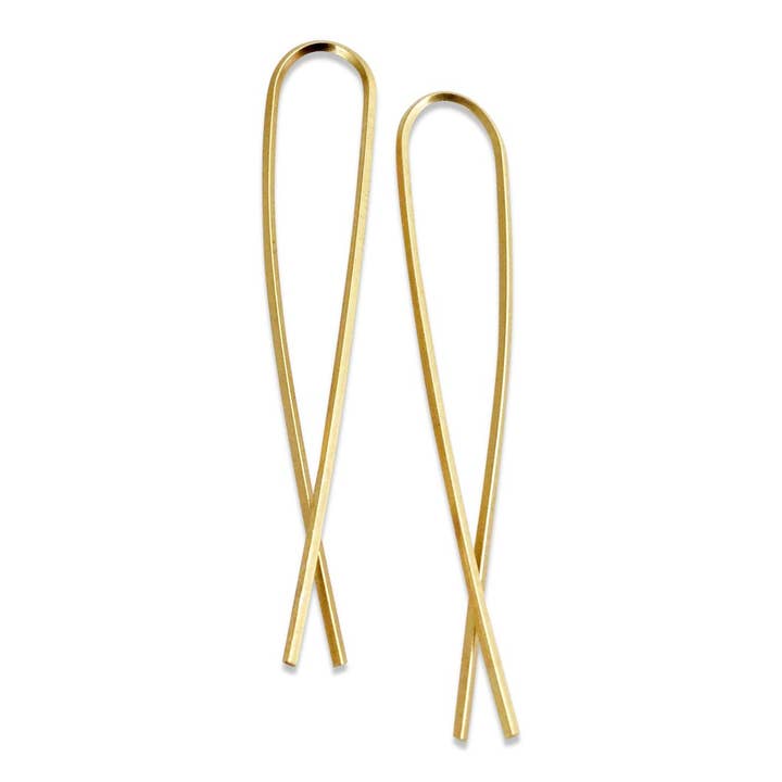 Oorbellen Twist - Klein voor wholesale door Delisch Jewelry & Accessories