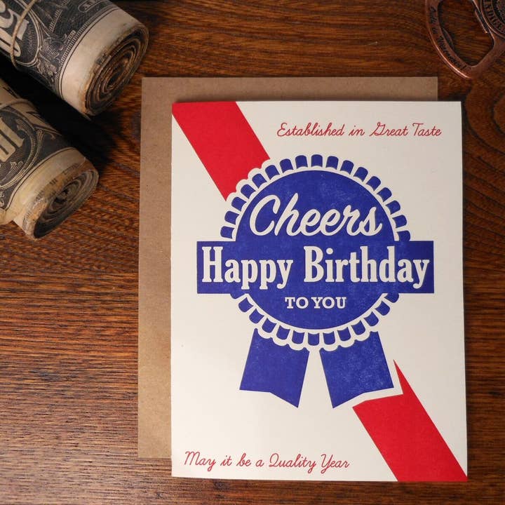 Blue Ribbon Birthday for wholesale by a. favorite design