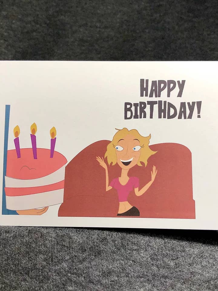 The Birthday Candle Card for wholesale by My Poet Is A Pervert