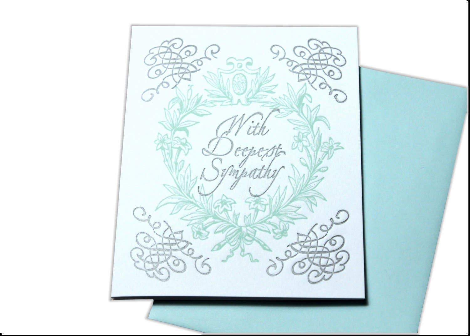 Inkadinkadoodle - Wholesale Sympathy Card - Blank Sympathy Card0