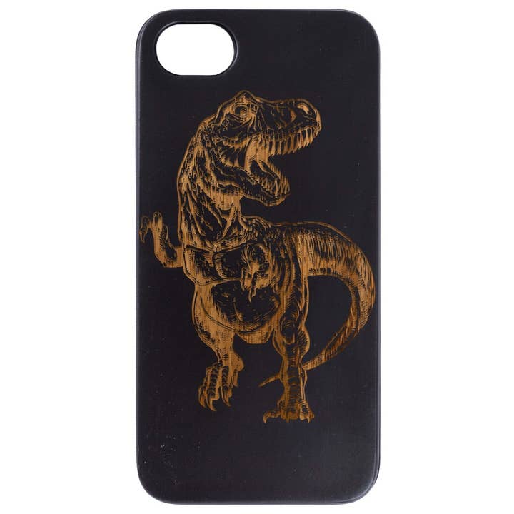 Madera de bambú recubierta de color negro - Dinosaurio grabado para venta al por mayor de OTTO CASE
