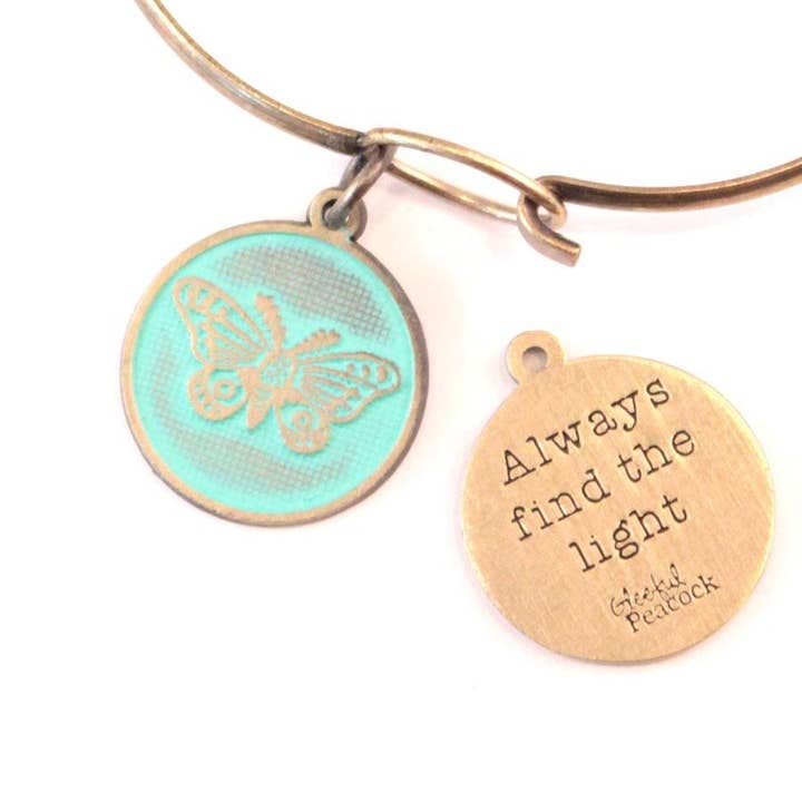 Find the Light Token Charm, Bracelet, or Necklace RETIRED for wholesale by Gleeful Peacock