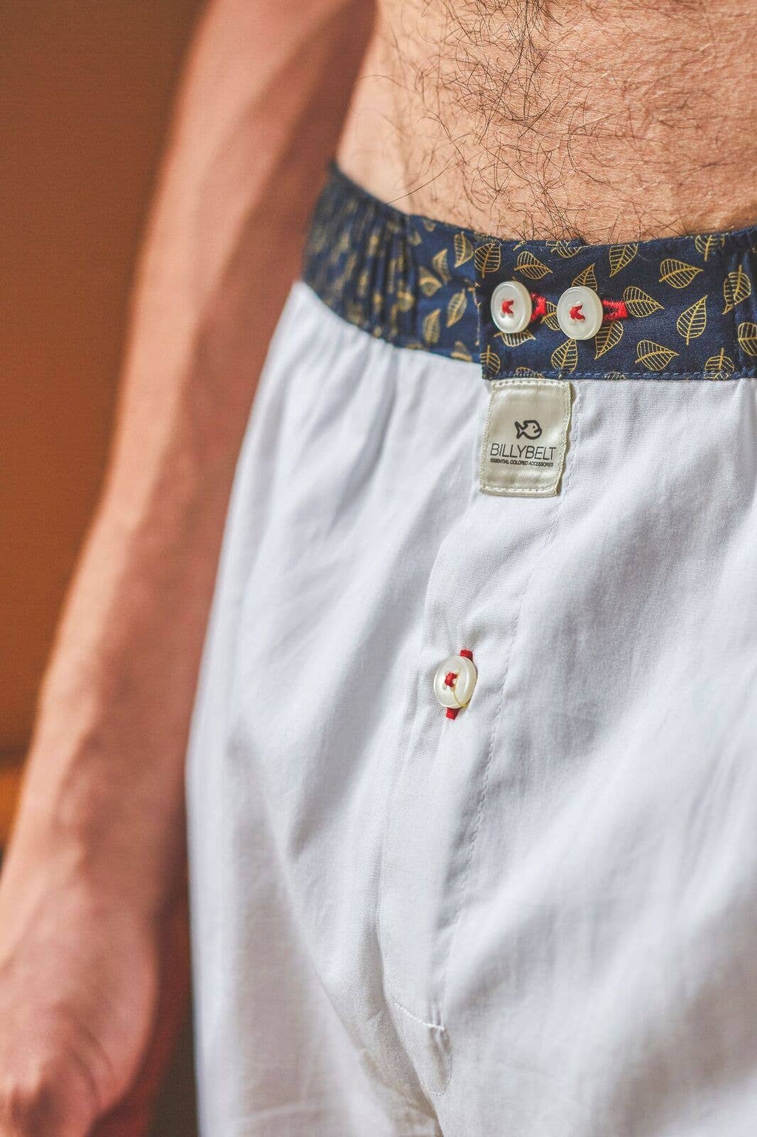 BILLYBELT – Engroshandel Undertøj - Herre – Ren hvid 100% økologisk bomuld boksershorts1