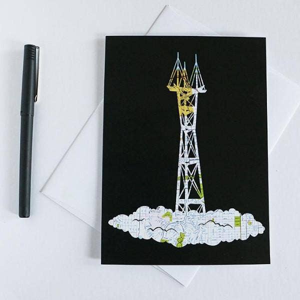 Granny Panty Designs - Wholesale Everyday Greeting Card - Sutro Tower Card1