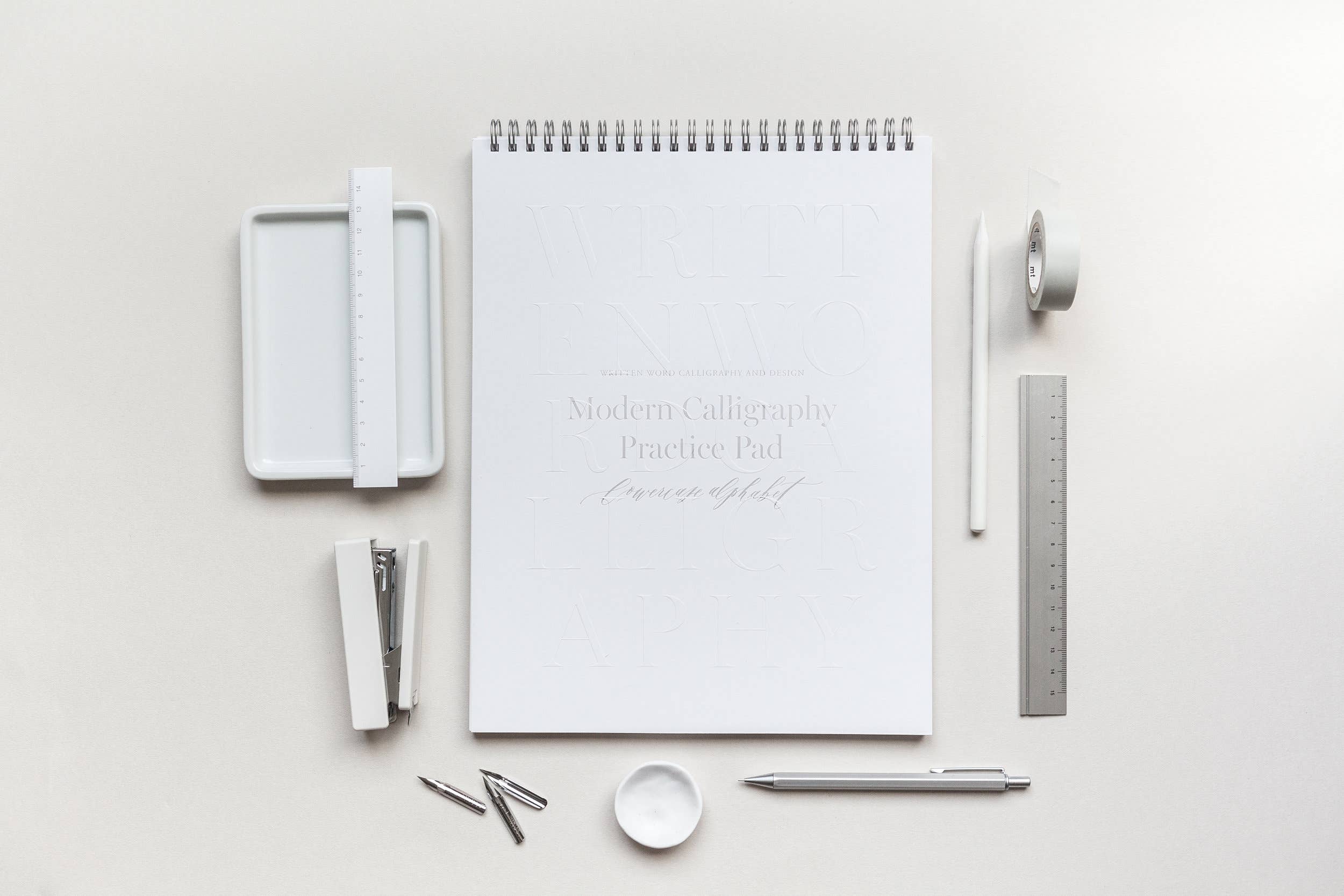 Written Word Calligraphy – Engroshandel Notesblok – Øvelsesblok til små bogstaver i alfabetet5