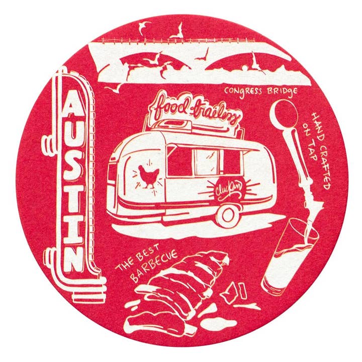 Austin Coaster voor wholesale door Reyn Paper Co
