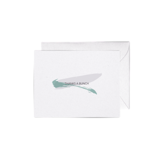 East Avenue Press - Wholesale Thank You Card - Thanks A Bunch A2 Letterpress Cards0