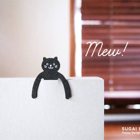 SUGAI WORLD – Großhandel Büroklammern – Clip Family Büroklammer/Lesezeichen, schwarze Katze