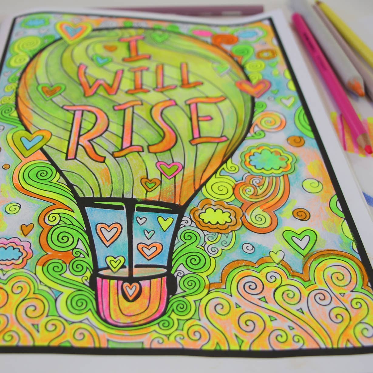 Kathy Weller Art+Ideas - Wholesale Coloring Book - Adult - Cancer Warrior Coloring Book5