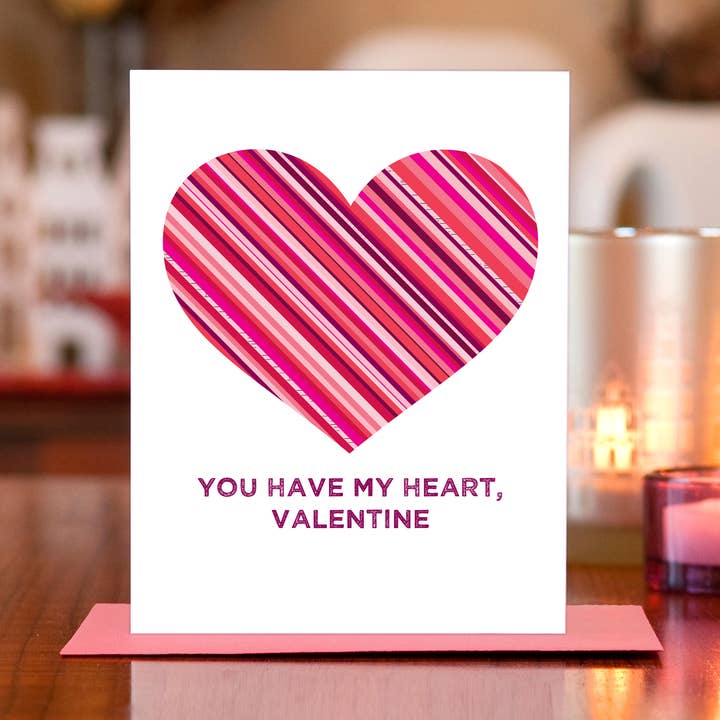 MAN vs. GEORGE DESIGN - Wholesale Valentine's Day Card - You Have My Heart Valentine's Day Card0