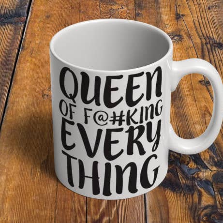 Quotable Life - Wholesale Coffee Mug - Queen of Everything Coffee Mug