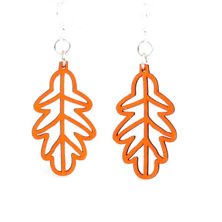 Boucles d'oreilles feuille d'automne pour la vente par Green Tree Jewelry
