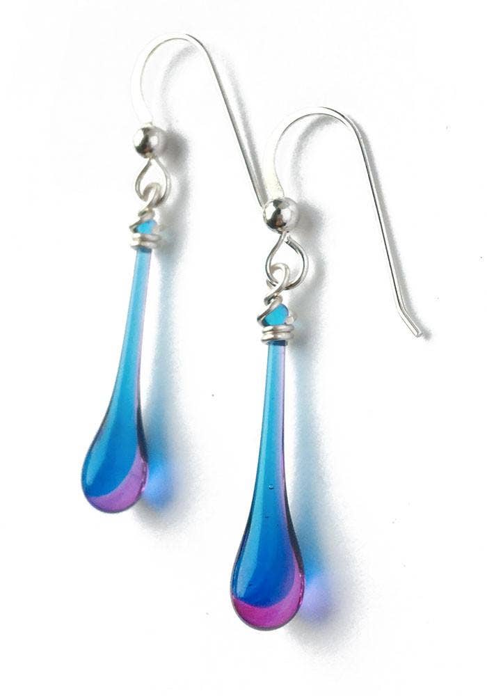 Sundrop Jewelry - Wholesale Dangle Earrings - Solaris Colorful Glass Teardrop Earrings6