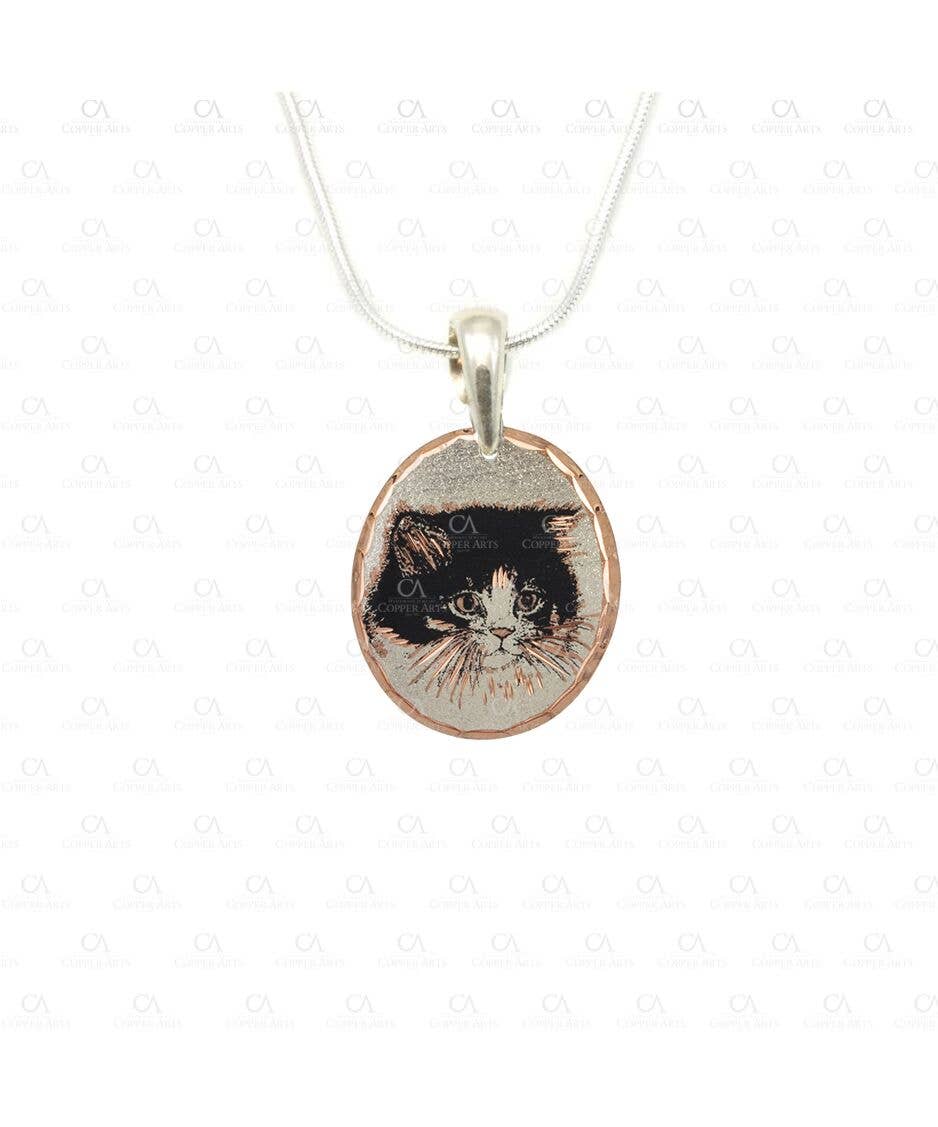 COPPER ARTS INC. - Vente Colliers à pendentif - Collier classique N 34 BLACK CAT