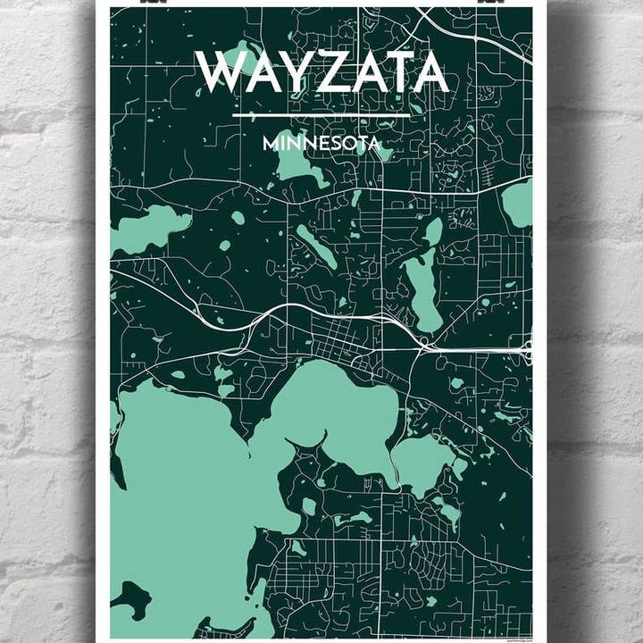 Wayazata City Carte pour la vente par Point Two Design Group