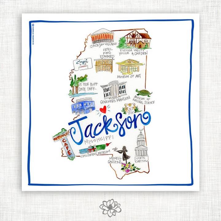 Jackson Kitchen Towel for wholesale by Magnolia Creative Co.