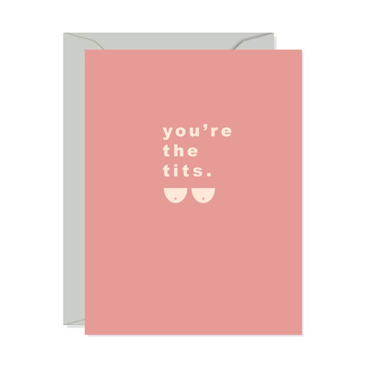 Vous êtes la carte des seins pour la vente par Confetti Riot