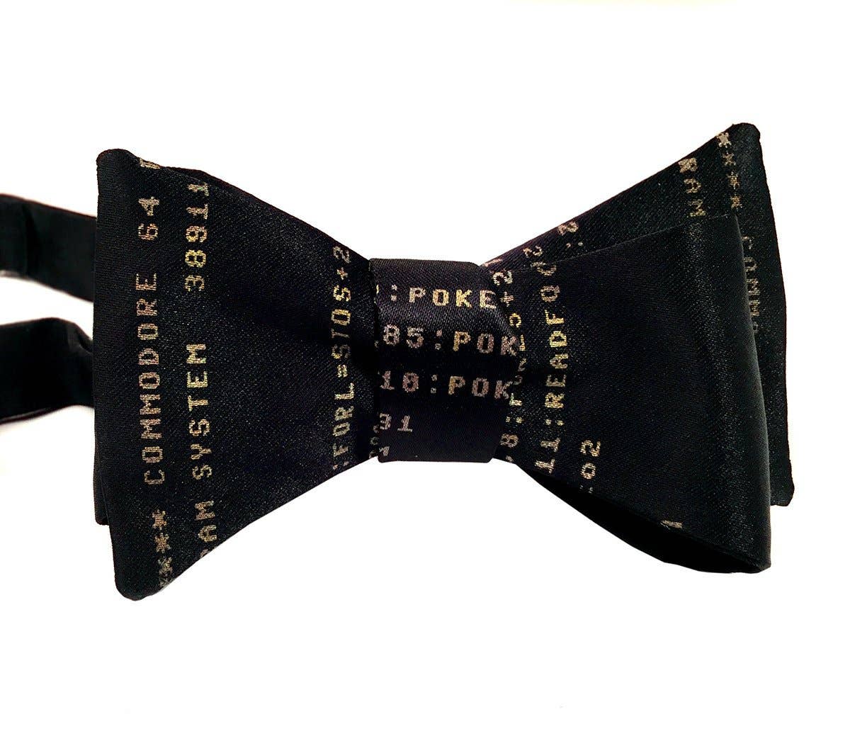 Cyberoptix Tie Lab - Wholesale Bow Tie - Men's - C64 BASIC Code Bow Tie7