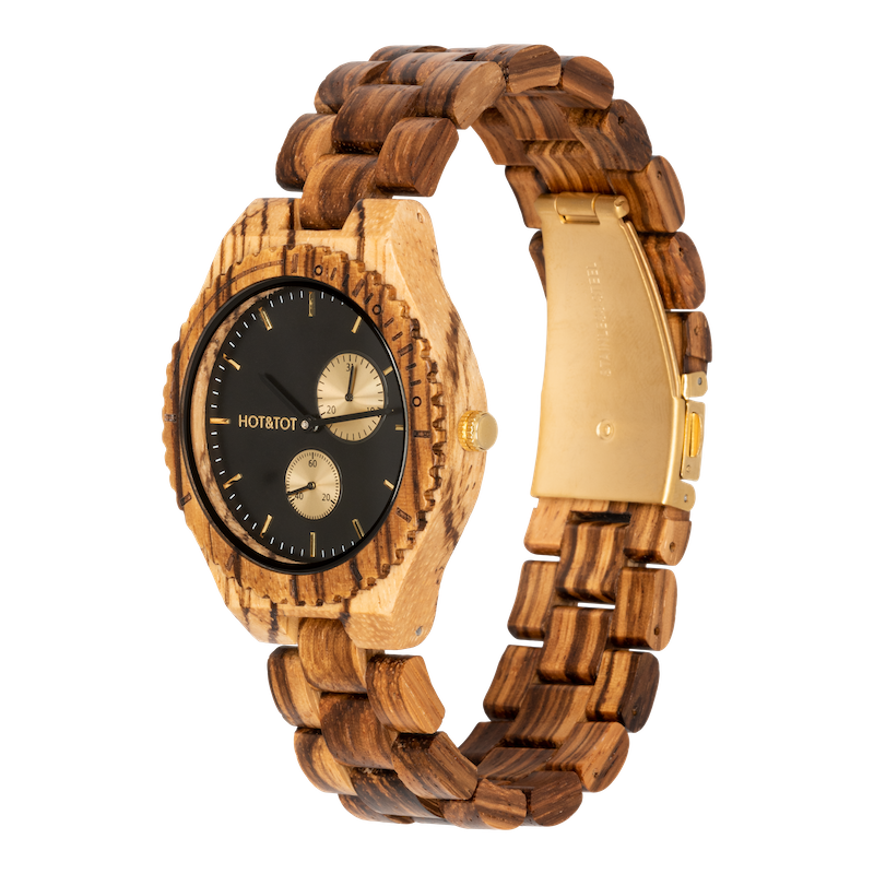 HOT&TOT – Engroshandel Armbåndsur - Herre – CHRONOS | Træur til mænd | Kronografer | Guld4