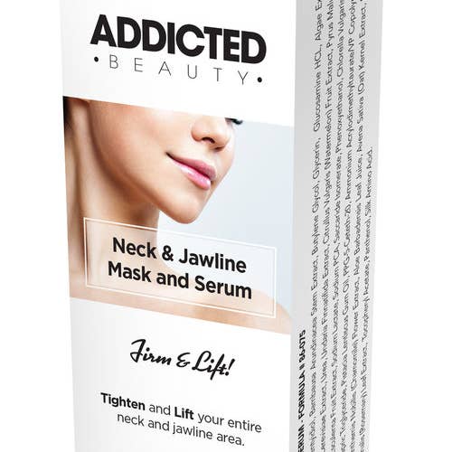 Addicted Beauty - Wholesale Skincare Face Mask - Neck & Jawline Mask and Serum 0