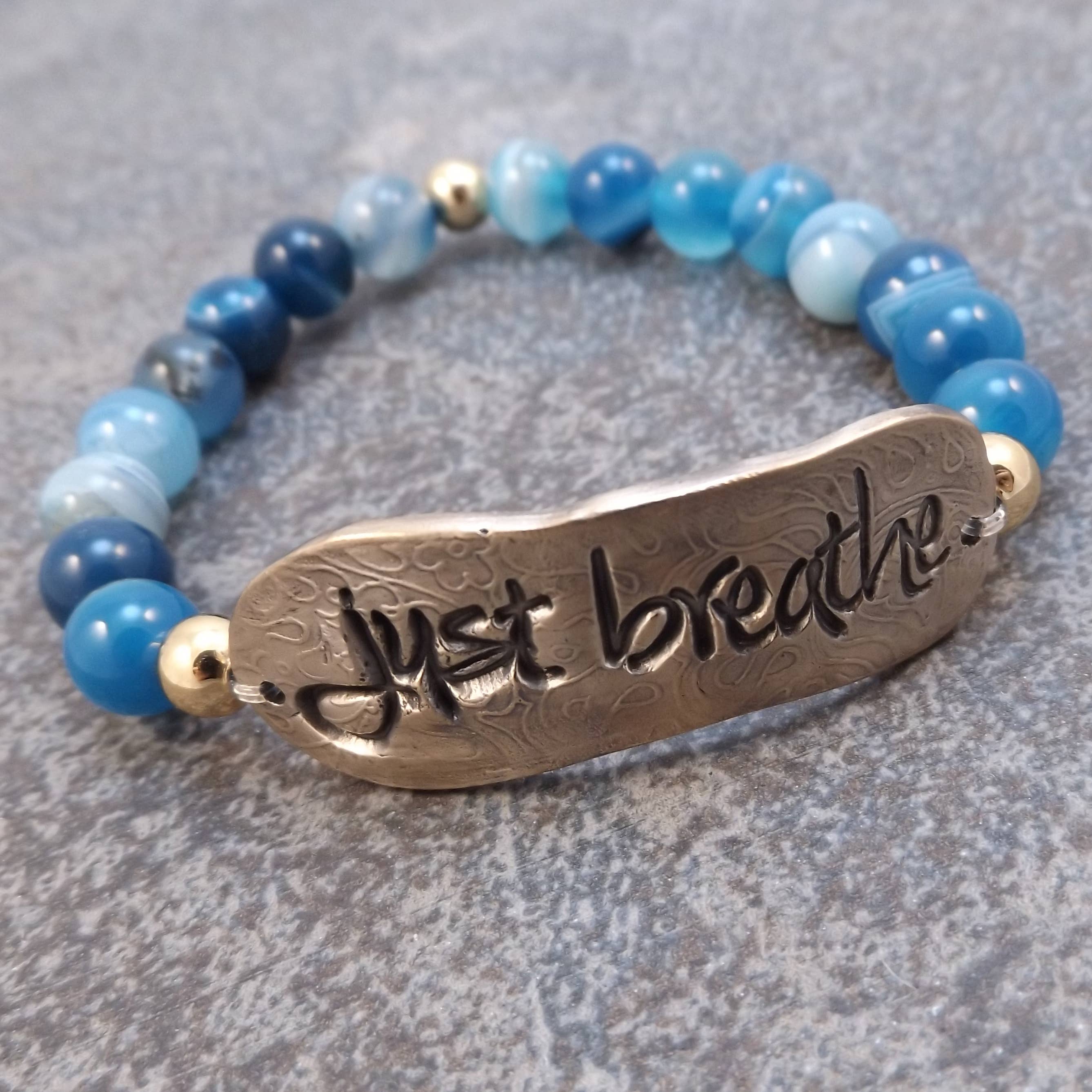 Felicity Jewelry Designs - Wholesale Beaded Bracelet - Just Breathe - Inspiration Bracelet1