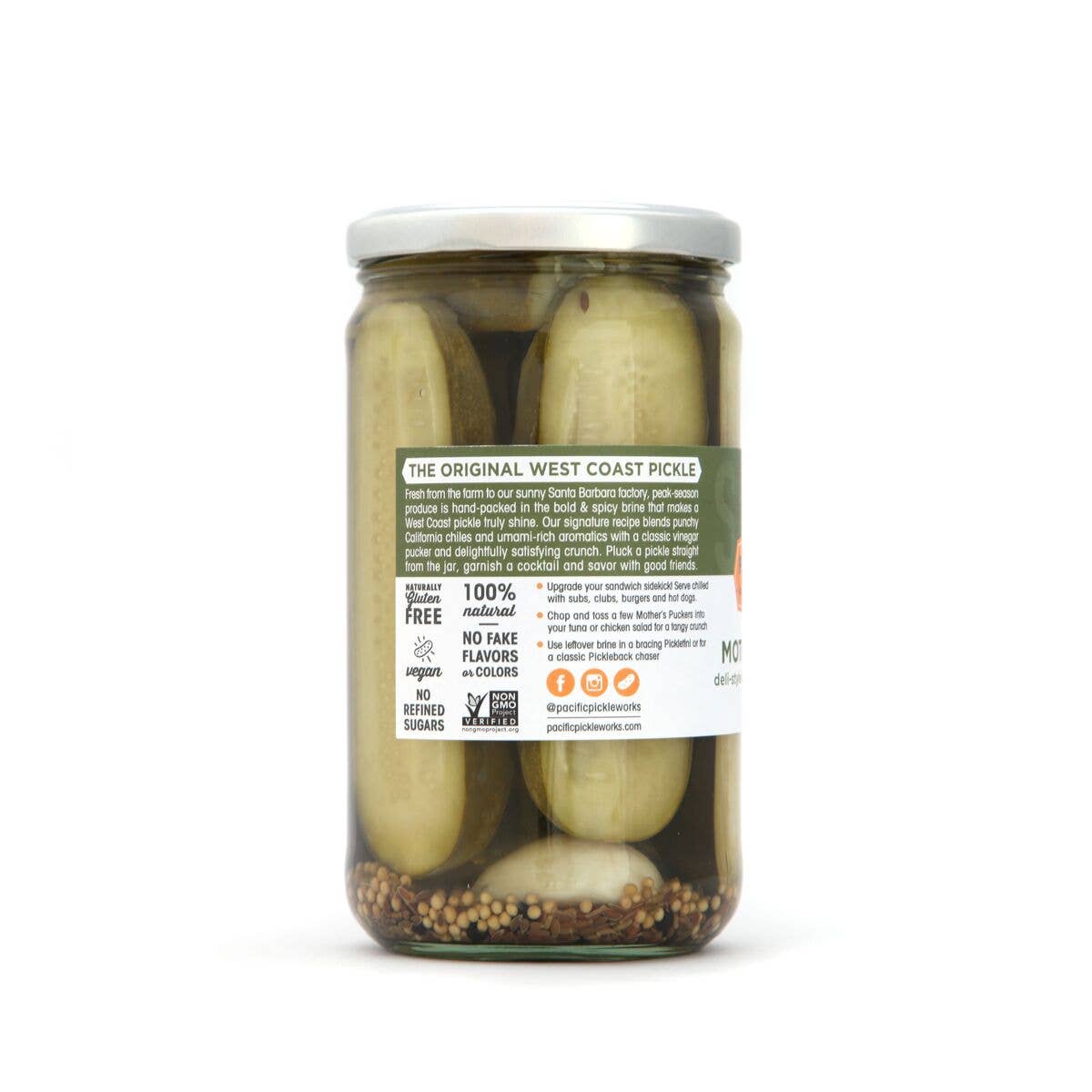 Pacific Pickle Works – Großhandel Eingelegtes Gemüse – Mutters Puckers - Knoblauch-eingelegte hausgemachte2