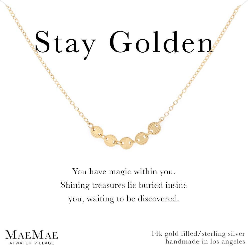 Charm Affirmation double sided sterling silver Flat round 22mm.