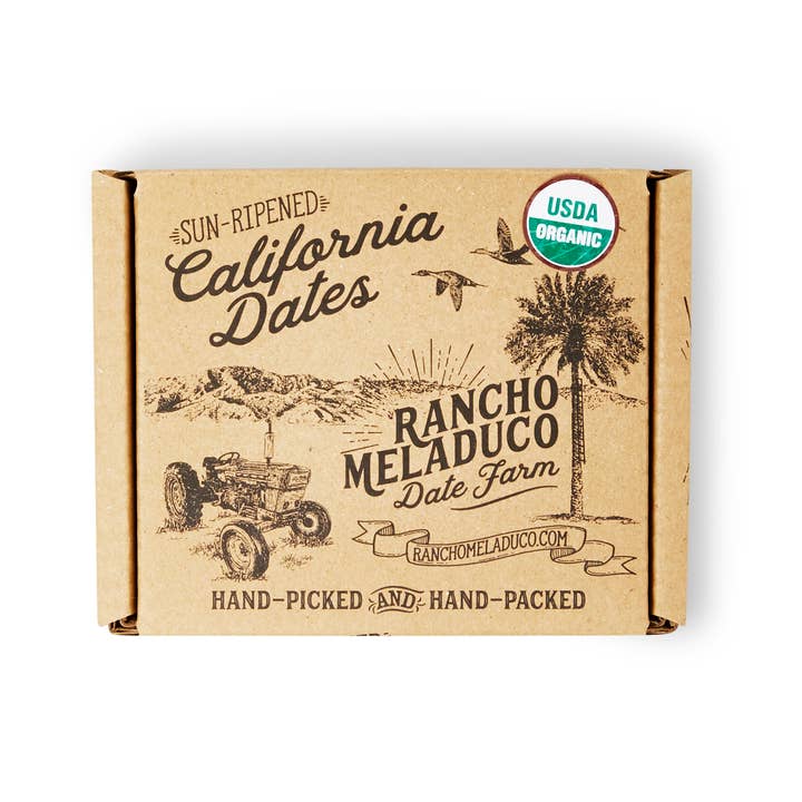 Rancho Meladuco Date Farm - Wholesale Dried/Dehydrated Fruit - 1 lb. ORGANIC Prime Medjool Dates