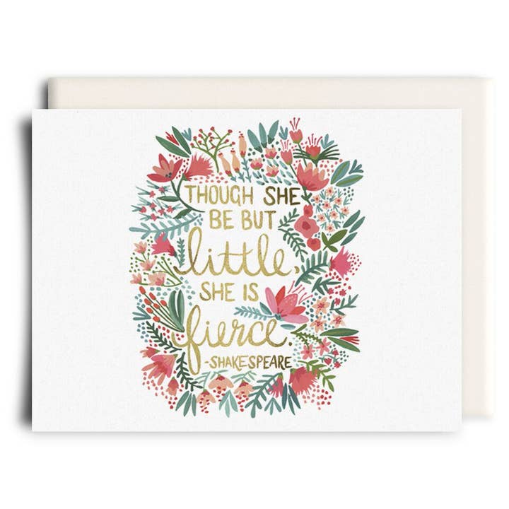 She is Fierce | Greeting Card for wholesale by Inkwell Cards